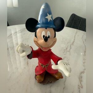 Disney World fantasia Mickey Mouse Sorcerers
Apprentice Vintage bobblehead 10”